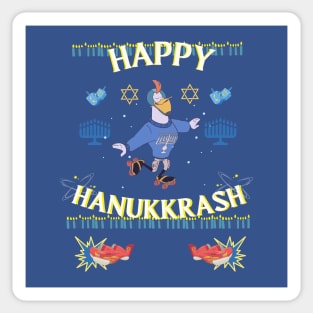 Happy Hanukkrash! Sticker